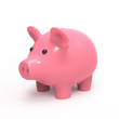 Illustration: 3d Pink Piggy Bank 3d Pink Piggy Bank