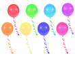 multicolored balloons