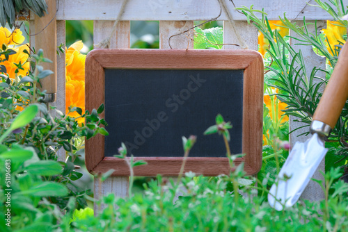 Photo: Gartentafel Gartentafel
