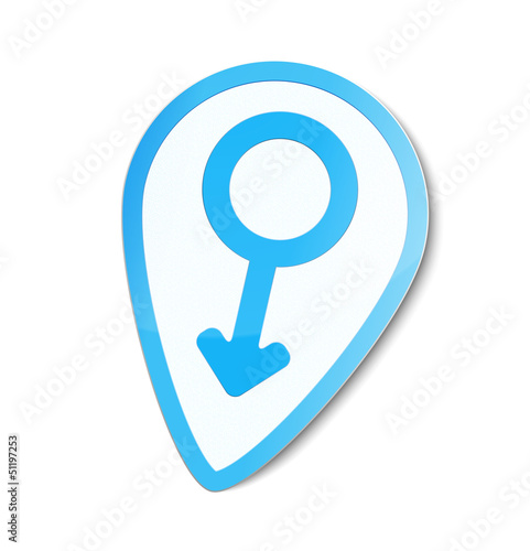 Vector: Vector stickers wtih mars symbol Vector stickers wtih mars symbol
