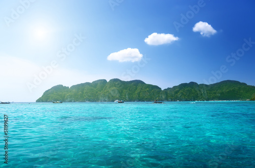 Photo: morning time at Phi Phi island,Thailand morning time at Phi Phi island,Thailand