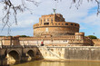 Photo: Sant'Angelo Bridge and Castle in Rome, Italy Sant'Angelo Bridge and Castle in Rome, Italy