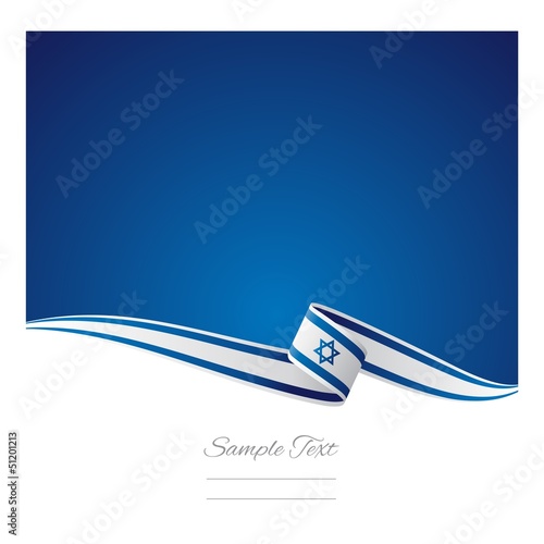 Vector: Abstract color background Israeli flag vector Abstract color background Israeli flag vector