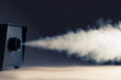 smoke machine in action
