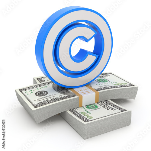 Illustration: Copyright concept Copyright concept