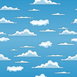Vector: Seamless Clouds Background Seamless Clouds Background
