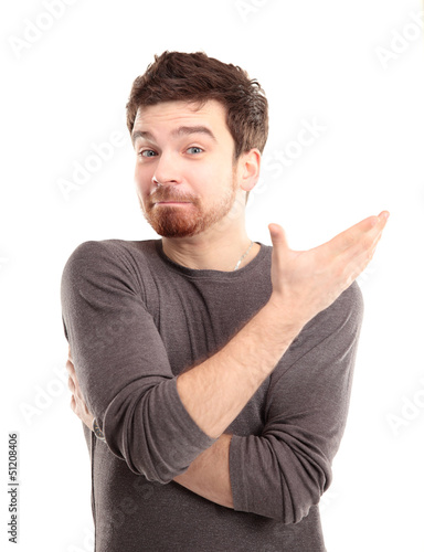 Photo: Expressive surprised man Expressive surprised man