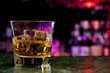 Glass of scotch whiskey