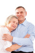 Portrait of smiling elderly couple.