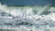 Ocean big wave slow motion