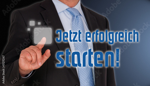 Illustration: Jetzt erfolgreich starten ! Jetzt erfolgreich starten !