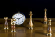 Chessmen with Old Watch