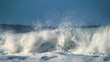 Ocean wave slow motion