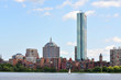 Boston Modern Skyline from Cambridge, Massachusetts, USA