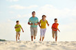 Family running