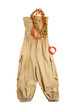 Baggy jumpsuit ethnic styling fashion composition