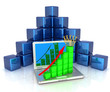 laptop and cubic diagramatics structure