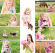 Foto: girls with pets girls with pets