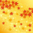秋　紅葉　流水　背景
