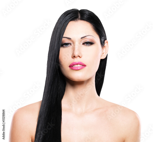 Photo: Beautiful woman cares of the skin face Beautiful woman cares of the skin face