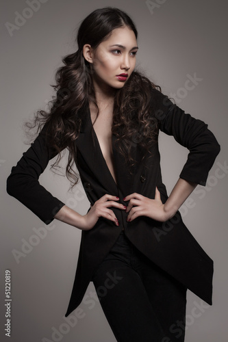 Photo: fashion portrait of young asian woman fashion portrait of young asian woman