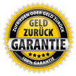 Geld zurück Garantie - 100% Garantie