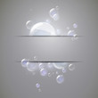 Vector Illustration of Shiny Bubbles