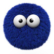Blue furr ball