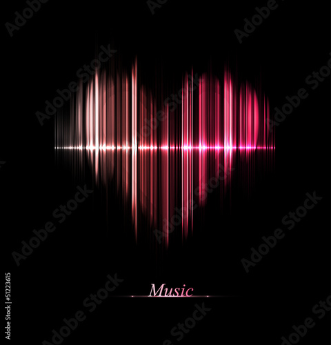 Vector: Love of music Love of music