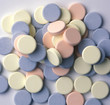 Multicoloured tablets