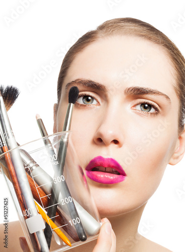 Photo: Science and makeup beauty Science and makeup beauty