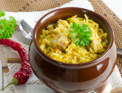 Photo: Traditional oriental pilaf Traditional oriental pilaf