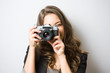 Cute young photographer.