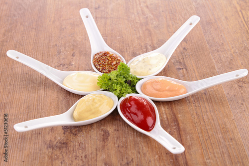 Photo: collection of sauce collection of sauce