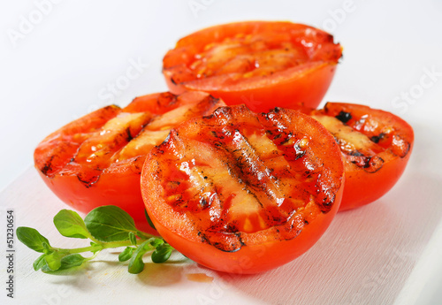 Photo: Grilled tomatoes Grilled tomatoes