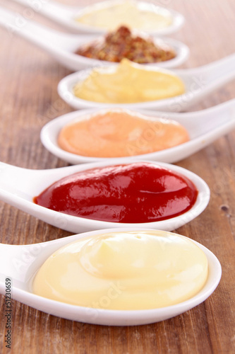 Photo: collection of sauce collection of sauce