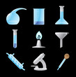 Icons for chemical lab