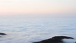 Timelaps of mountains covered in fog