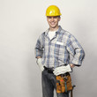 Photo: smiling young builder smiling young builder