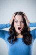 Surprised young woman