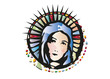 Kirchenfenster Maria