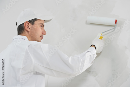 Photo: house painter at work house painter at work