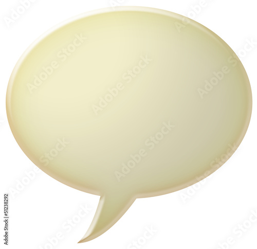 Illustration: 3d white speech bubble illustration 3d white speech bubble illustration