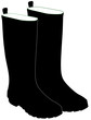 Vektor: Gummistiefel Gummistiefel