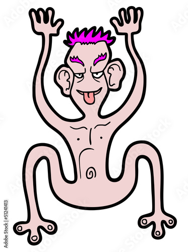 Vector: Crazy doll Crazy doll