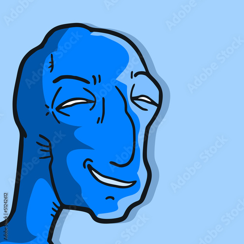Vector: Face monster Face monster