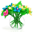 Flowers made of colored paper