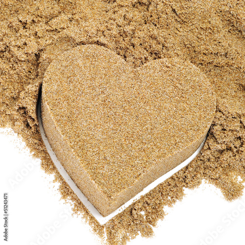 Photo: sand heart sand heart