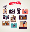 old vintage camera set