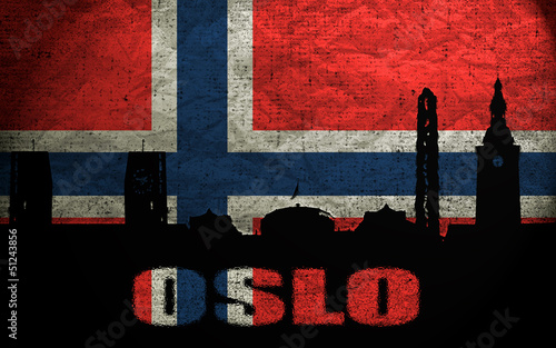 Illustration: View of Oslo View of Oslo